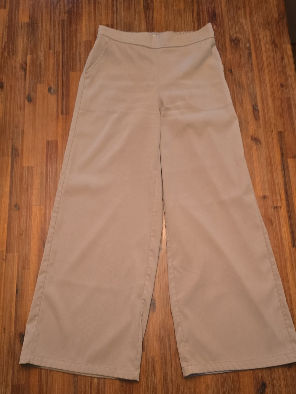 Max Studio Wide-Leg Women's Pants in Beige